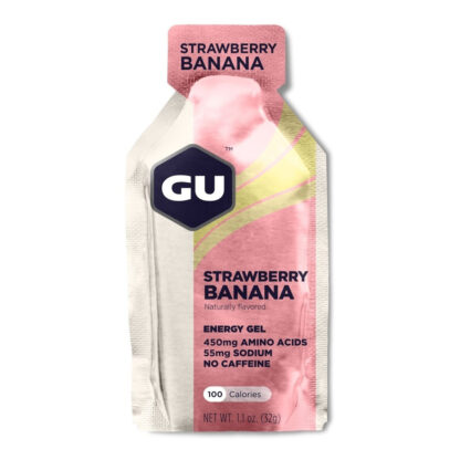 Gu Energy Gel Caja X24 (Strawberry Banana - Sin Cafeína) - Image 2