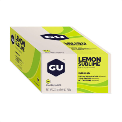 Gu Energy Gel Caja X24 (Lemon Sublime - Sin Cafeína)