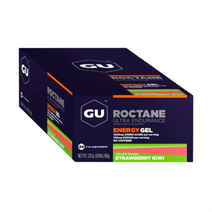 Gu Roctane Energy Gel Caja X24 (Strawberry Kiwi - Sin Cafeína)