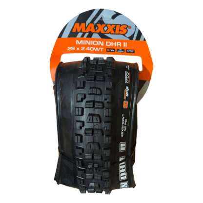 Cubierta Maxxis Minion DHR II 29x2.40WT TR EXO 3C MaxxGrip DH (Black) - Image 3