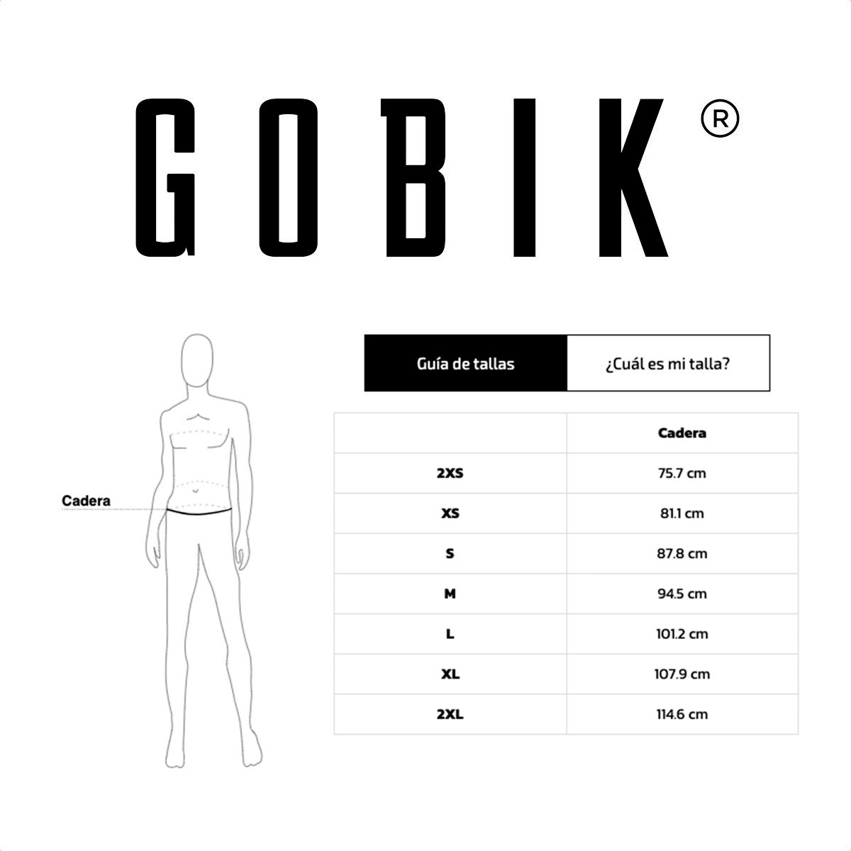 ABSOLUTE 6.0 Black · Culotte largo · Hombre – Gobik