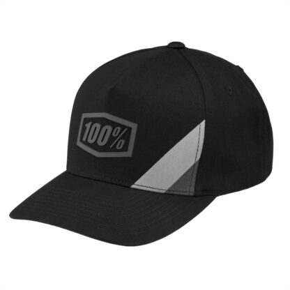 Gorra 100% One Hundred Percent CORNERSTONE X-Fit Snapback (Black/Grey)