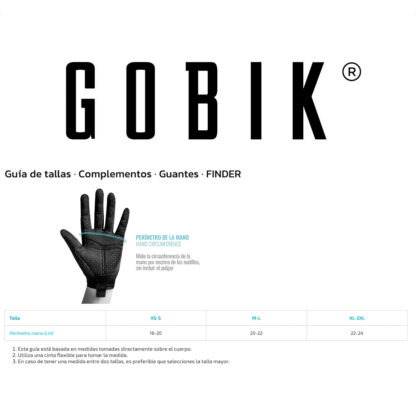 Guantes Dedos Largos Gobik FINDER Unisex (True Black) - Image 4