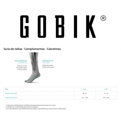 Medias Calcetines Gobik LIGHTWEIGHT Unisex (Black Lead) - Image 4