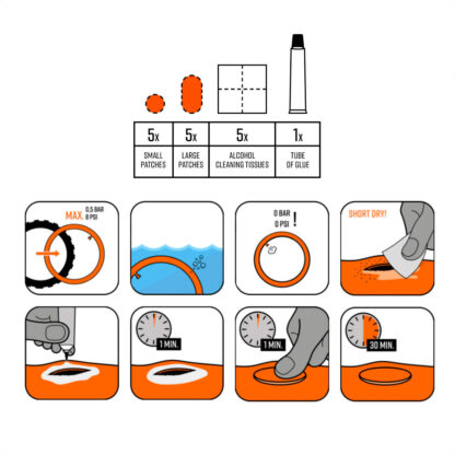 Kit De Parches Para Cámaras Tubolito De TPU - Image 3
