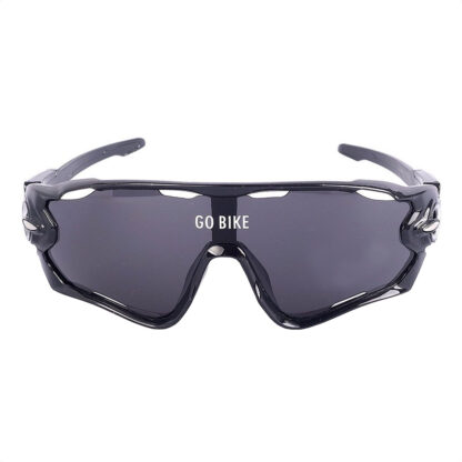 Lentes De Sol Ciclismo Go Bike Jaw (Negro/Negro) - Image 2