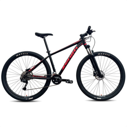 Bicicleta Mtb Zenith Andes Elite 2024 2x9v R29 (Negro Mate/Rojo)