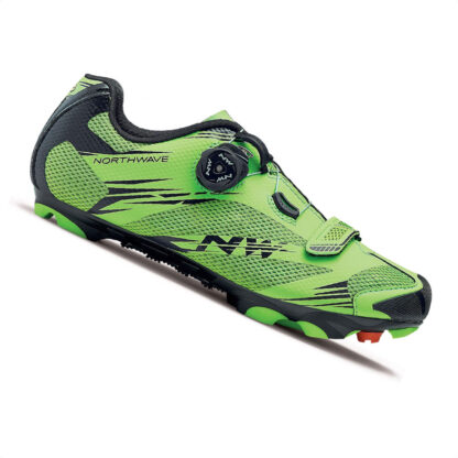 Zapatillas De MTB Northwave Scorpius 2 Plus (Acid Green/Black)