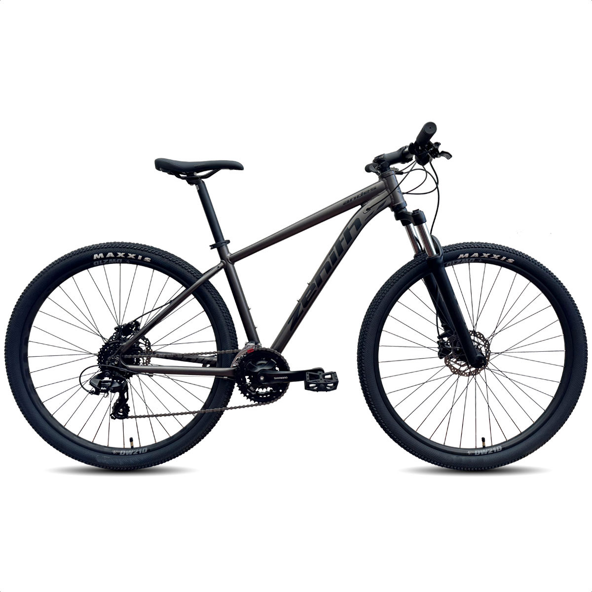 Bicicleta MTB Zenith Andes Comp - 2x9v - R29 (Gris Mate/Negro)
