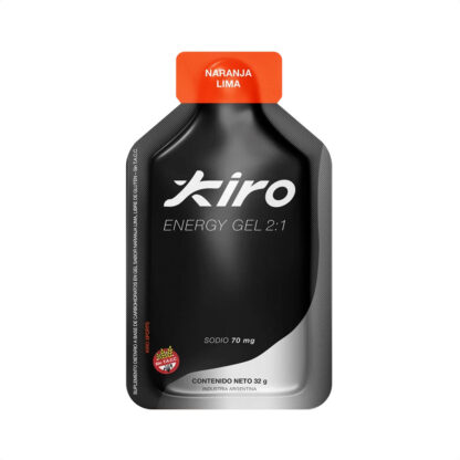 Kiro Energy Gel 2.1 (Naranja/Lima - Sin Cafeína)