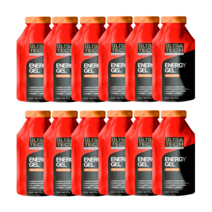 UltraTech Nutrition Energy Gel Caja X12 (Mango - Sin Cafeína)