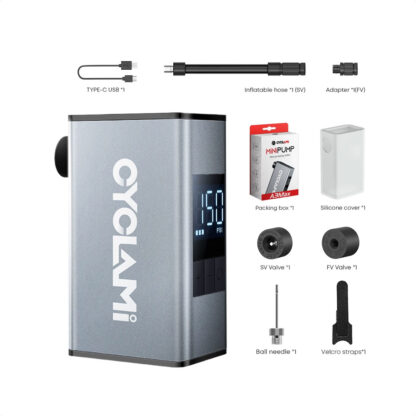 Mini Inflador Compresor Cyclami A3MAX Usb 210g (150psi) - Image 3