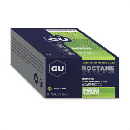 Gu Roctane Energy Gel Caja X24 (Salted Lime - 35mg Cafeína)