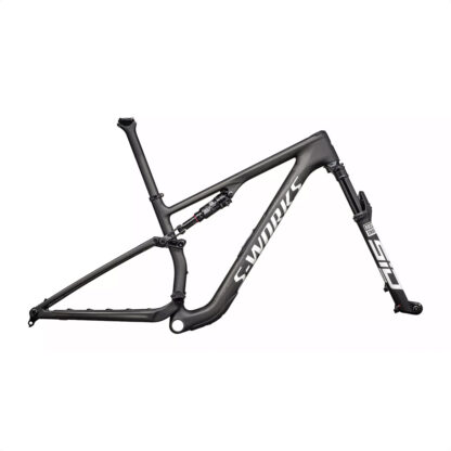 Cuadro S-Works Epic 8 Frameset (Satin Carbon/Metallic White Silver) - Image 2