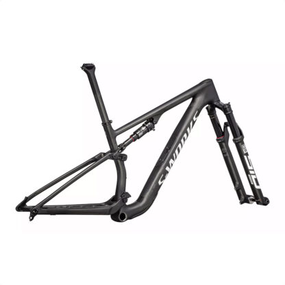 Cuadro S-Works Epic 8 Frameset (Satin Carbon/Metallic White Silver) - Image 3