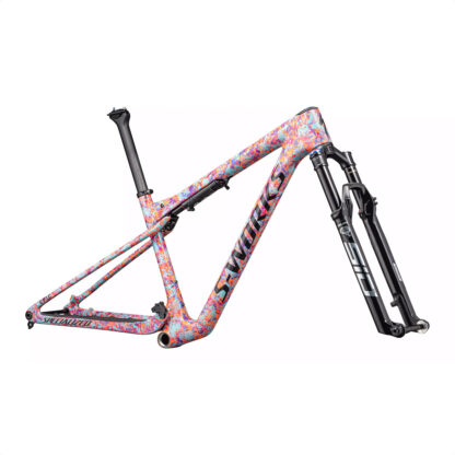 Cuadro S-Works Epic World Cup Frameset (Gloss Lagoon Blue/ Purple Orchid /Blaze Impasto)