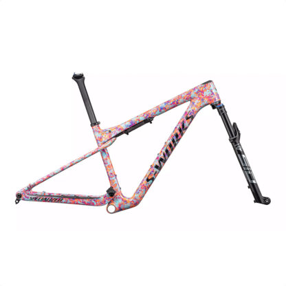 Cuadro S-Works Epic World Cup Frameset (Gloss Lagoon Blue/ Purple Orchid /Blaze Impasto) - Image 2