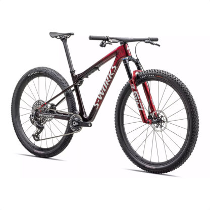 S-Works Epic World Cup (Gloss Red Tint/Flake Silver Granite/Metallic White Silver) - Image 2