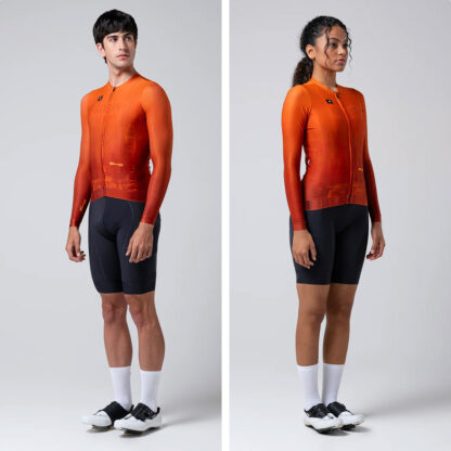 Jersey Maillot Manga Larga Gobik CX PRO 3.0 Unisex (Burnt Orange) - Image 3