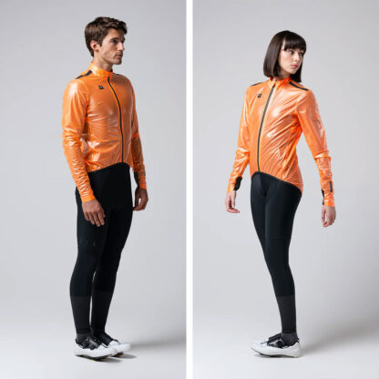 Campera Chaqueta Impermeable Gobik PLUVIA 2.0 Unisex (Blazing Orange) - Image 2