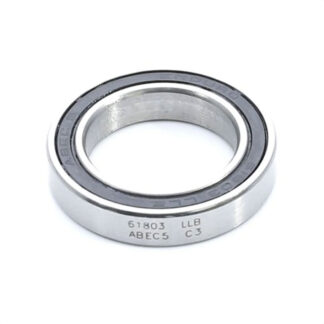 Rodamiento ENDURO Bearings 61803 LLU/LLB C3- ABEC-5 Radial Bearing (C3 Clearance) - 17x26x5mm (Maza/Suspensión)