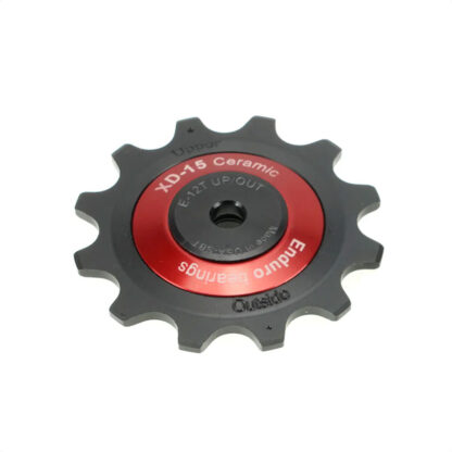 Rueditas Pata De Cambios ENDURO Bearings BKCJ-0505 - 12/14 tooth, XD15 Ceramic Hybrid Bearing, Machined Delrin, SRAM Eagle AXS 12v (5mm bolt hole) - (Red) - Image 2