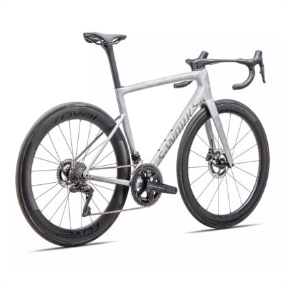 S-Works Tarmac SL8 - Shimano Dura-Ace Di2 (Gloss Dove Grey/Silver Dust Blurred Impasto/Black Pearl) - Image 3