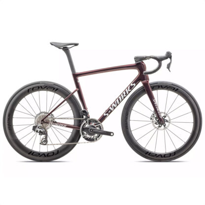 S-Works Tarmac SL8 - SRAM Red eTap AXS (Gloss Solidity/Red To Black Pearl/Metallic White Silver)