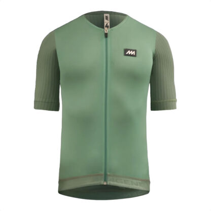 Jersey Manga Corta Magenta 8.7 Stripes (Verde)