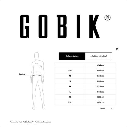 Calza Culotte Corto Gobik REVOLUTION 2.1 Hombre (Ultrablue) - Image 4