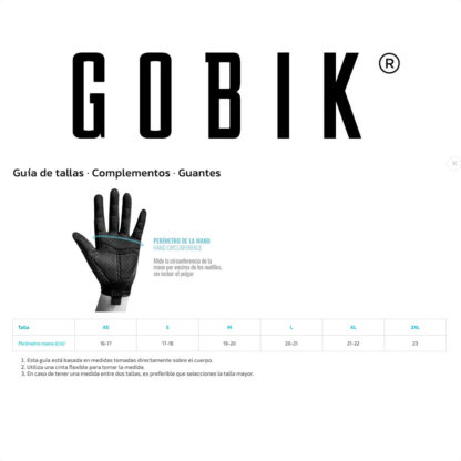 Guantes Dedos Largos Gobik SWIFT TRAIL Unisex (True Black) - Image 4
