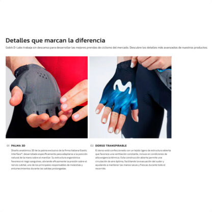 Guantes Dedos Cortos Gobik VIPER SOLID Unisex (Black) - Image 3