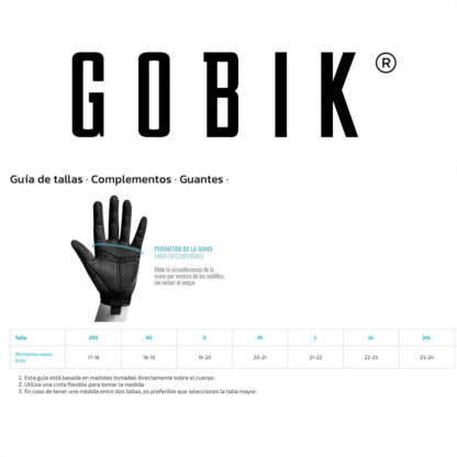 Guantes Dedos Largos Gobik PRIMALOFT NUUK 2.0 Unisex (True Black) - Image 4