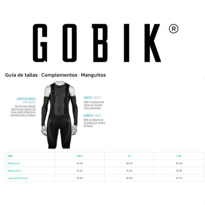Manguitas Térmicas Gobik HARU 2.0 Unisex (Pitch Black) - Image 4
