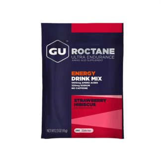 Gu Roctane Energy Drink Mix Energía Isotónica (Strawberry Hibiscus - No caffeine)