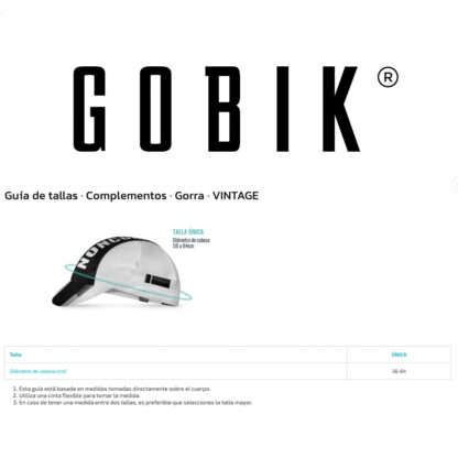 Gorra Ciclismo Gobik VINTAGE Unisex (Movistar Team 25) - Image 4