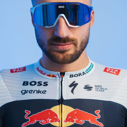 Lentes De Sol KOO Demos Red Bull - BORA - Hansgrohe (Silver/Blue - Turquoise Mirror) - Image 3