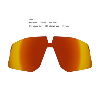 Lentes De Sol KOO Hype Red Bull - BORA - Hansgrohe (Silver/Blue - Red Mirror) - Image 2