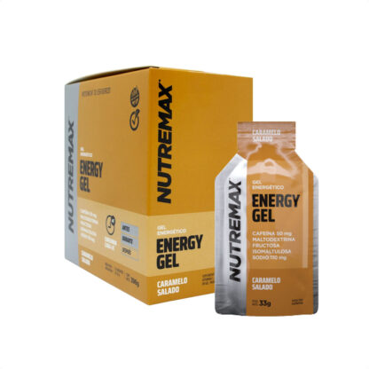 Nutremax Energy Gel Caja X12 (Caramelo Salado - 50mg Cafeína)
