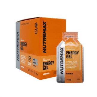 Nutremax Energy Gel Caja X12 (Naranja - 50mg Cafeína)