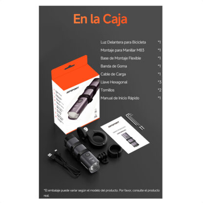 Luz Led Delantera iGPSport VS1200S Smart Frontlight 1200lm - Image 2