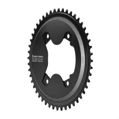 Monoplato Wolf Tooth Aero 110 BCD Asymmetric 4-Bolt Shimano GRX 800 Round Drop-Stop ST (46t) - Image 2