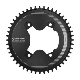 Monoplato Wolf Tooth Aero 110 BCD Asymmetric 4-Bolt Shimano GRX 800 Round Drop-Stop ST (48t)