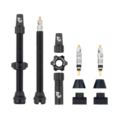 Válvulas Presta Tubeless Wolf Tooth Valve Stems 60mm (Black)