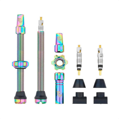 Válvulas Presta Tubeless Wolf Tooth Valve Stems 60mm (Oil Slick)
