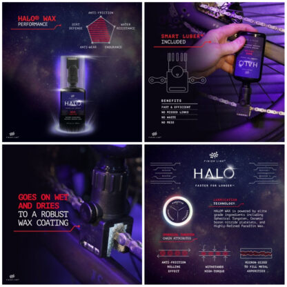 Lubricante Cadena Finish Line HALO WAX (120ml) - Image 3