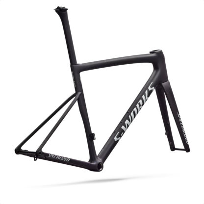 Cuadro S-Works Tarmac SL8 Frameset (Satin Carbon/Cyan to Blue Viavi Pearl Front Edge Fade/Metallic White Silver) - Image 3