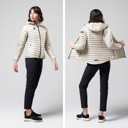 Campera Chaqueta de Plumas Gobik DISCOVERY 2.0 Mujer (Moonbeam) - Image 3