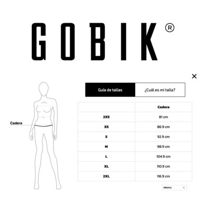 Calza Culotte Corto Gobik LIMITED 6.0 STRAPLESS Mujer (Black) - Image 4