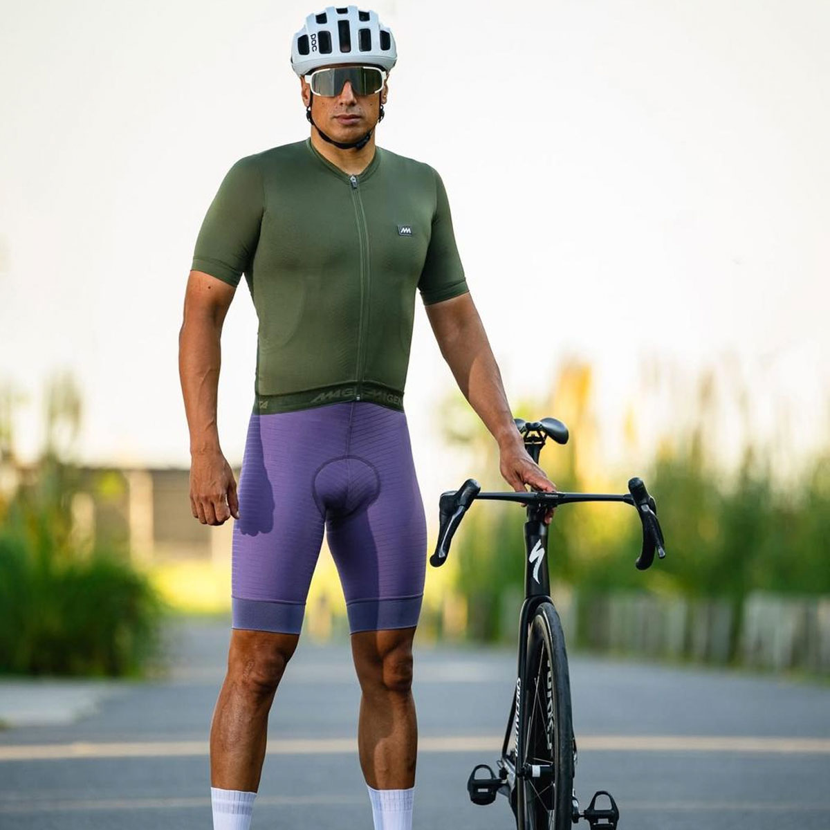 Jersey Manga Corta Magenta 2.2 Carbon (Oliva) - Imagen 3